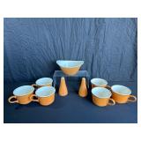 Mid-Century Ceramic Dinnerware Set, USA-Made