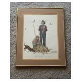 Norman Rockwell ï¿½Autumnï¿½ Framed Print