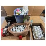 Golf Balls and Tees With Packaging