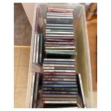 Music CDs in Storage Bin