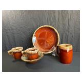 Hull Pottery Ovenproof USA Dishware Set