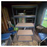 Metal Storage Shelving Unit with Five Shelves
