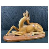 Ceramic Figurine of Reclining Deer