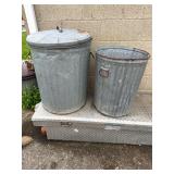 Galvanized Trash Cans With Lids