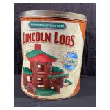 Lincoln Logs in Commemorative Edition Tin