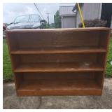 Wooden Bookcase With Three Shelves