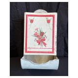 Vintage Red Tulip Match Holder