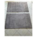 Rectangular Gray Rugs, 30ï¿½ x 48ï¿½