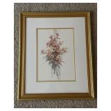 Framed Floral Painting by Hart Lake 18ï¿½ x 23ï¿½