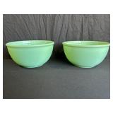 Fire-King Jadite Mixing Bowls
