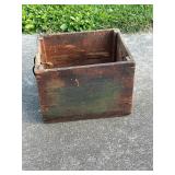 Wooden Crate with Rope Handles