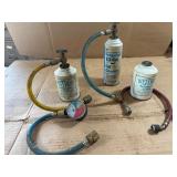 Weitron Refrigerant 134a Canisters with Hoses