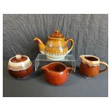 McCoy and West Bend Pottery Tea Set