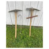 Vintage Hand Tools with Pickaxes