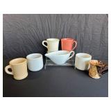 Ceramic Mugs and Pitcher Collection