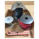 Spools with Wires in Various Colors