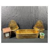 Brass Planters and Decorative Items