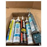 Caulking Tubes and Caulk Gun
