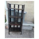 Wooden Four-Tier Shelving Unit