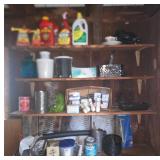 Shelved Items Including Propane Fuel