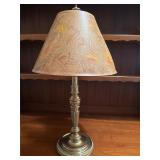 Brass Stiffel Table Lamp With Shade