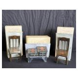 Russ 'Bears From the Past' Miniature Furniture Set