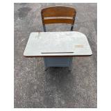 Irwin Seating Company School Desk and Chair