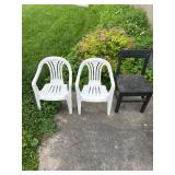 Outdoor and Wooden Chairs