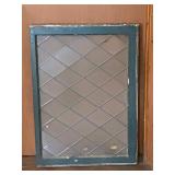 Decorative Leaded Glass Window Panel