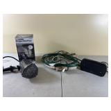 LED Light, Extension Cord, Digital Clock