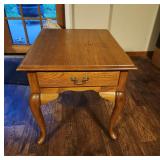Wooden Side Table with Drawer