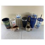 Drinkware Collection Including Mugs and Tumblers