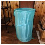 Collapsible Laundry Hamper in Blue