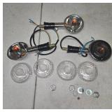 Motorcycle Turn Signal Lights with Covers