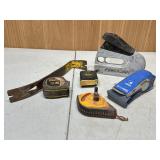 Hand Tools Including Stapler and Sanders