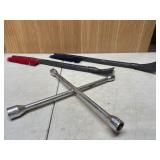 Automotive Cleaning Brushes and Lug Wrench