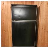 Compact Black Refrigerator Freezer Combo