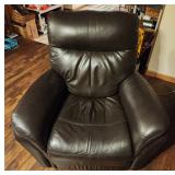 Electric Flexsteel Rocking Leather Recliner
