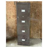 Metal 4-Drawer Filing Cabinet