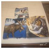 Three Patterned Fleece Throws