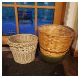 Two Woven Baskets with Insert