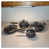 Pampered Chef Cookware Set with Lids