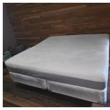 King Mattress and Box Springs with Frame