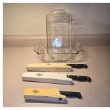 Pampered Chef Knives and Anchor Bakeware
