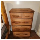 Solid Wood 4-Drawer Chest, 28'W x 17'D x 44'H