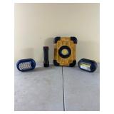 Portable LED Work Lights and Flashlights