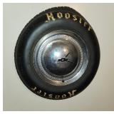 Hoosier Tire Wall Clock with Chevrolet Logo
