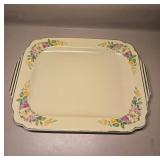 Homer Laughlin China Co. Floral Serving Platter