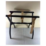 Wooden Folding Luggage Rack, 21ï¿½ Tall