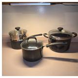 Tramontina Cookware Set with Glass Lids